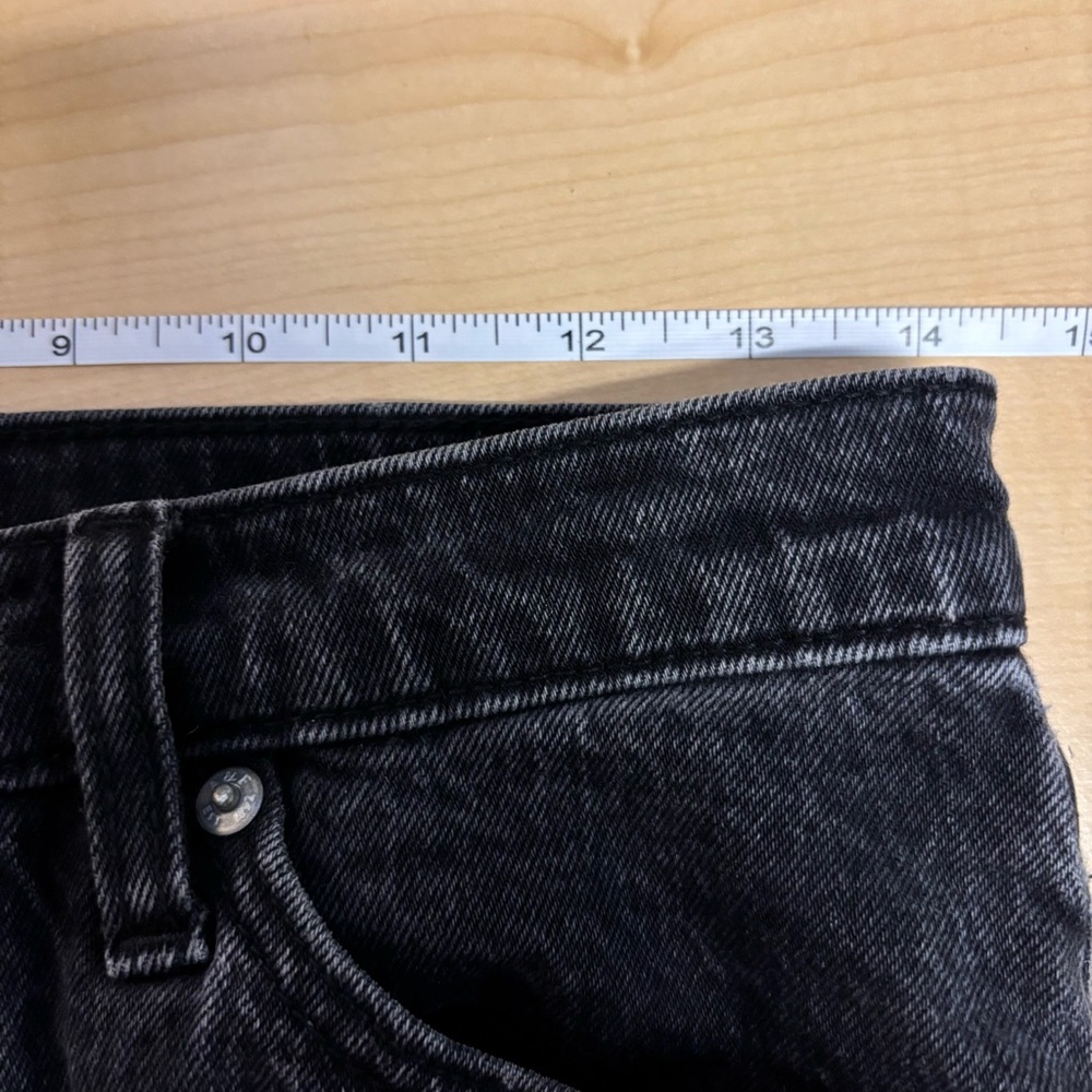 Abercrombie & Fitch The Dad High Rise Jeans Black size 4 / 27 - Picture 8 of 11